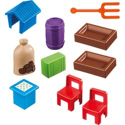 おもちゃ　プレモ1・2・3 牧場(テイク・アロング) 「playmobil プレイモービル」 6962 ヨドバシ.com - プレイモービル playmobil 6962 [プレイモービル