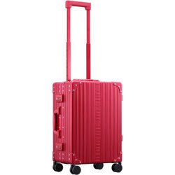 アルミスーツケース フレームタイプ 旅行日数目安：1～3泊 35L TSAロック搭載 機内持ち込み可 レッド A35F-RE