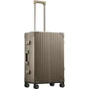アルミスーツケース フレームタイプ 旅行日数目安:4~7泊 60L TSAロック搭載 オリーブ A60F-O