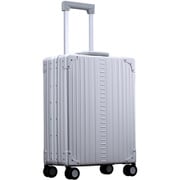 アルミスーツケース ビジネス縦型 旅行日数目安：1～3泊 31L TSAロック搭載 機内持ち込み可 シルバー A31VF-S