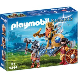 プレイモービル　騎士フィギュアと城のセット PLAYMOBIL プレイモービル］1.2.3 騎士とお城 - 木のおもちゃ