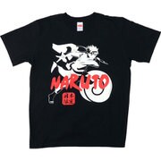 NARUTO疾風伝 日本限定ボトルTシャツ ナルト 黒 XL [キャラクターグッズ]
