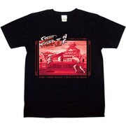 ストリートファイター2 日本限定ボトルTシャツ B 黒 L [キャラクターグッズ]