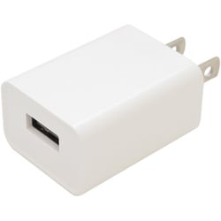 USB AC充電器 1.00A USB-A×1 WH RACA1A01WH