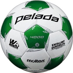 ペレーダ4000 F4L4000WG ホワイト×メタリックグリーン 4号 検定球 [サッカーボール]