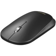 ワイヤレスマウス モバイルマウス FLEXUS(フレクサス) 無線(2.4GHz)接続式 BlueLED 3ボタンタイプ 電池式 速度切替 耐衝撃 静音 ノーマル/ブラック BSMBW338NBK