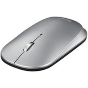 ワイヤレスマウス モバイルマウス FLEXUS(フレクサス) 無線(2.4GHz)接続式 BlueLED 3ボタンタイプ 電池式 速度切替 耐衝撃 静音 ノーマル/シルバー BSMBW338NSV