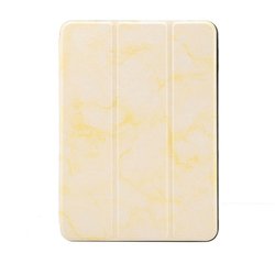 iPad mini5 2019年 7.9インチ ApplePencil収納付 大理石ケース イエロー IQ-IM5DAP-YE