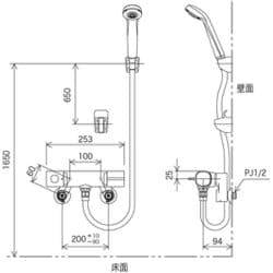 ヨドバシ.com - KVK ケーブイケー FTB100KSF [サーモシャワー