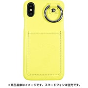 AB-1012-IP0X-YELL [iPhone XS/X ポケットケース ネオン]