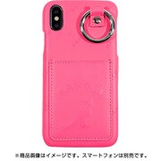 AB-1012-IP0X-PINK [iPhone XS/X ポケットケース ネオン]