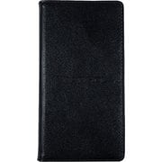 AB-1017-IP0X-BLAK [iPhone XS/X 手帳ケース ロゴ]