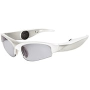 骨伝導スピーカ付きサングラス Audio Glass（シルバー）S