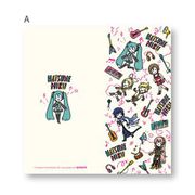 初音ミク プレミアムチケットケース PlayP-総柄A 白 [キャラクターグッズ]