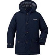 ダウン ハスキーコート Kid's 130-160 1101515 ブラックネイビー 160サイズ [アウトドア ダウンウェア キッズ]