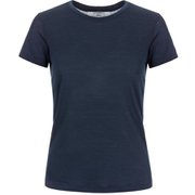 W BASE TEE 140 レディース半袖インナーベースTシャツ SNW004390 294_ネイビー Mサイズ [フィットネス ヨガシャツ レディース]