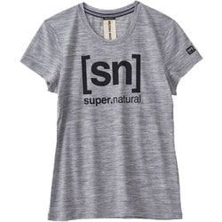 ヨドバシ Com エスエヌスーパーナチュラル Sn Super Natural ロゴtシャツ Snw0047 Chグレーh Sサイズ アウトドア カットソー レディース 通販 全品無料配達