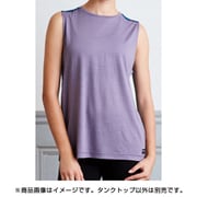 W CITY TANK レディースシティタンクトップ SNW013040 I60パープル×ネイビー Sサイズ [アウトドア ノースリーブ レディース]