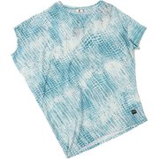 シボリ柄Tシャツ SNW011397 グリーンI72 Mサイズ [フィットネス ヨガシャツ レディース]