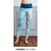 シボリ柄タイツ SNW012937 グリーンI73 Sサイズ [フィットネス ヨガタイツ レディース]