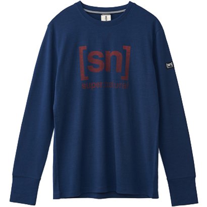 長袖tシャツ Snm ネイビーi25 Sサイズ アウトドア カットソー メンズ