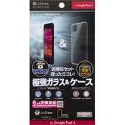 SB-EF81-GAST/LCGLCB [リ・クレイン極強保護ガラス&ハイブリッドケースセット for Pixel 4]