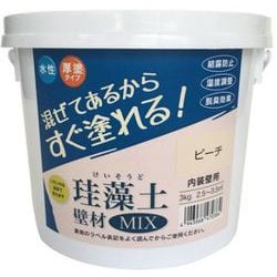 #47038 珪藻土壁材MIX 3kg ピーチ