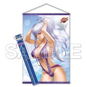 天華百剣 三日月宗近と水着デート▽刀袋風収納袋つきWスエードタペストリー [キャラクターグッズ]