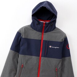 ヨドバシ Com Champion チャンピオン Cp19fw Cw Qg104 073 ジップフードジャケット レディース Lサイズ Oグレー ネイビー 通販 全品無料配達