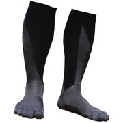 2代目 TAIKAN core高機能5本指ソックス ロング 黒色 M