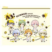 ペイントコレクション A3！ レザーポーチ 夏組 [キャラクターグッズ]