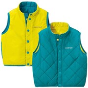 サーマラップ ベスト Baby's 80-90 1101456 ピーコックブルー×フラッシュイエロー 90サイズ [アウトドア トップス キッズ]