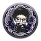 文豪ストレイドッグス キャラめがねコレクション 缶バッジvol.1 芥川龍之介 [キャラクターグッズ]
