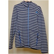 M Argentire Hood Twilight Blue Stripe Sサイズ [スキー ミドルウェア メンズ]