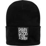 Skier Beanie Black [アウトドア 帽子]