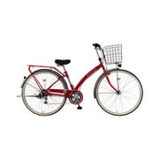 シティサイクル ルネシック276-B 27インチ 外装6段 レッド MK-20-034