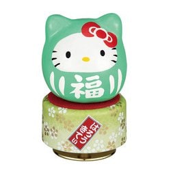 CF307A [だるまオルゴール HELLO KITTY(緑)]