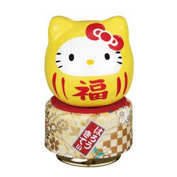 CF307B [だるまオルゴール HELLO KITTY(黄)]