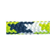 タキオン11.5mm (アイ無し) TB0106-1 グリーン×ブラック×ホワイト 1m [ツリークライミングロープ(切り売り 長さ指定OK メートル単位 最大10ｍ)]