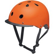 NAY018 [幼児用ヘルメット Sサイズ サイズ52～56cm 年齢目安3歳～小学生低学年 マットオレンジ]