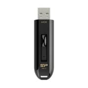 USB 3.1 Gen1 Blaze B21シリーズ USBメモリ 64GB スライド式 ブラック SP064GBUF3B21V1K