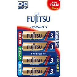 アルカリ乾電池 Premium S 単3形 1.5V 4本パック ブリスターパック LR6PS（4B）