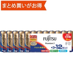 アルカリ乾電池 Premium S 単3形 1.5V 12本パック 多包装パック LR6PS（12S）
