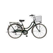 シティサイクル フロートミックス266-B 26インチ 外装6段 ダークグリーン MK-20-025