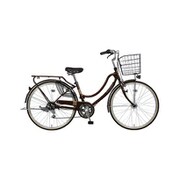 シティサイクル フロートミックス266-B 26インチ 外装6段 ダークブラウン MK-20-025