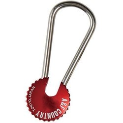 カラーエイトリングキーホルダー 00800078004000 レッド [キーホルダー]
