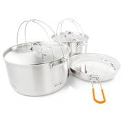グレイシャーステンレス トゥループクックセット 11872051000000 [アウトドア 調理器具 コッヘル クッカー セット]