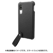 AQUOS sense 3 BLK TAIL PU Leather Shell Case