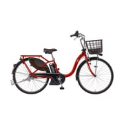電動アシスト自転車 PAS With(パス ウィズ) 26型 内装3段変速 12.3Ah PA26W ビビッドレッド