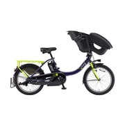 電動アシスト自転車 PAS Kiss mini un SP(パス キッス ミニ アン スーパー) 20型 内装3段変速 15.4Ah ネイビー/グリーン PA20KSP
